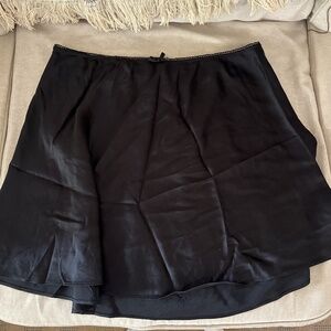 Reformation Black Mini Skirt